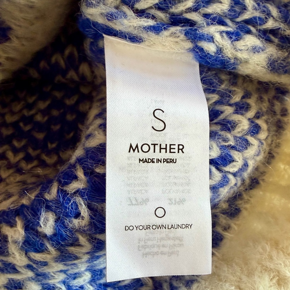 MOTHER Blue and White Sweater - Picture 3 of 8